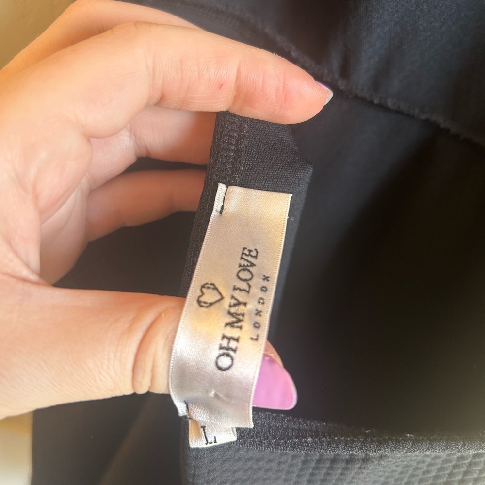 Backless Black Mini Dress Urban Outfitters Size Large - Picture 6 of 7